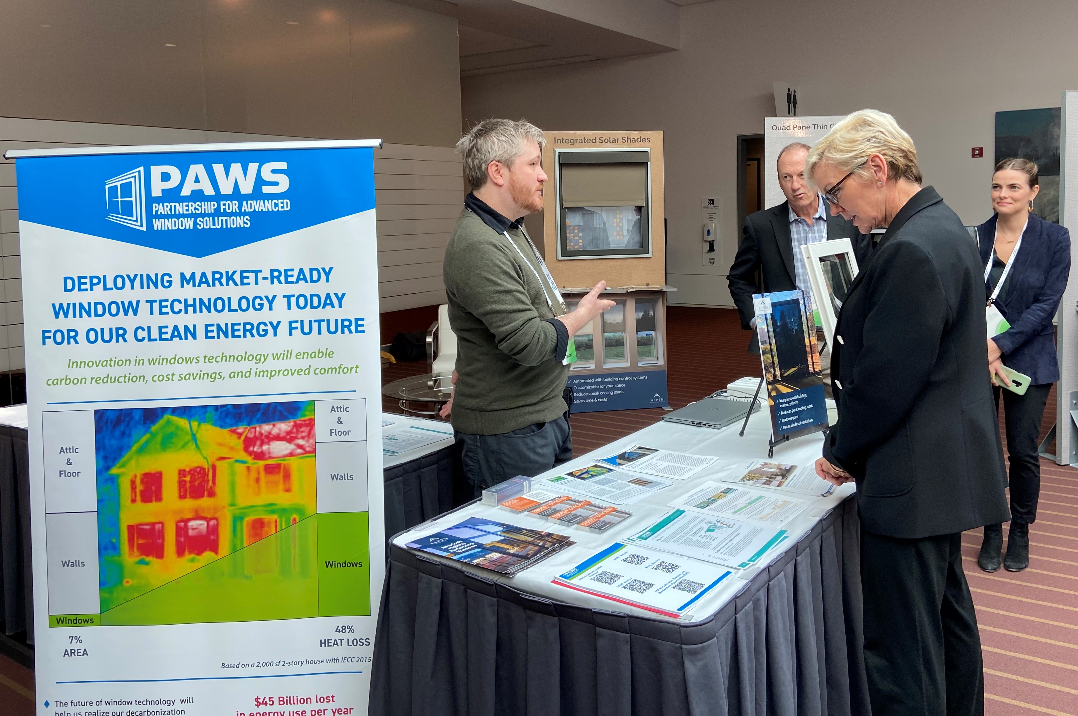 U.S. Secretary of Energy, Jennifer Granholm, Visits PAWS Booth During Global Clean Energy Forum in Pittsburgh
